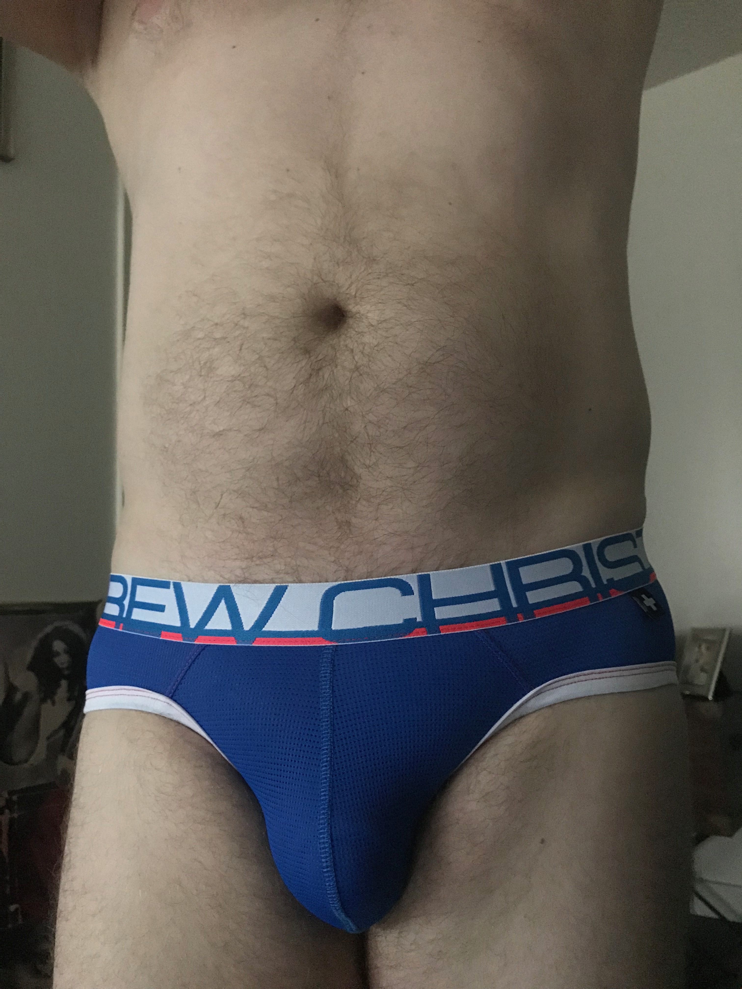 Go Sports! Or blue rugby briefs from Andrew Christian…