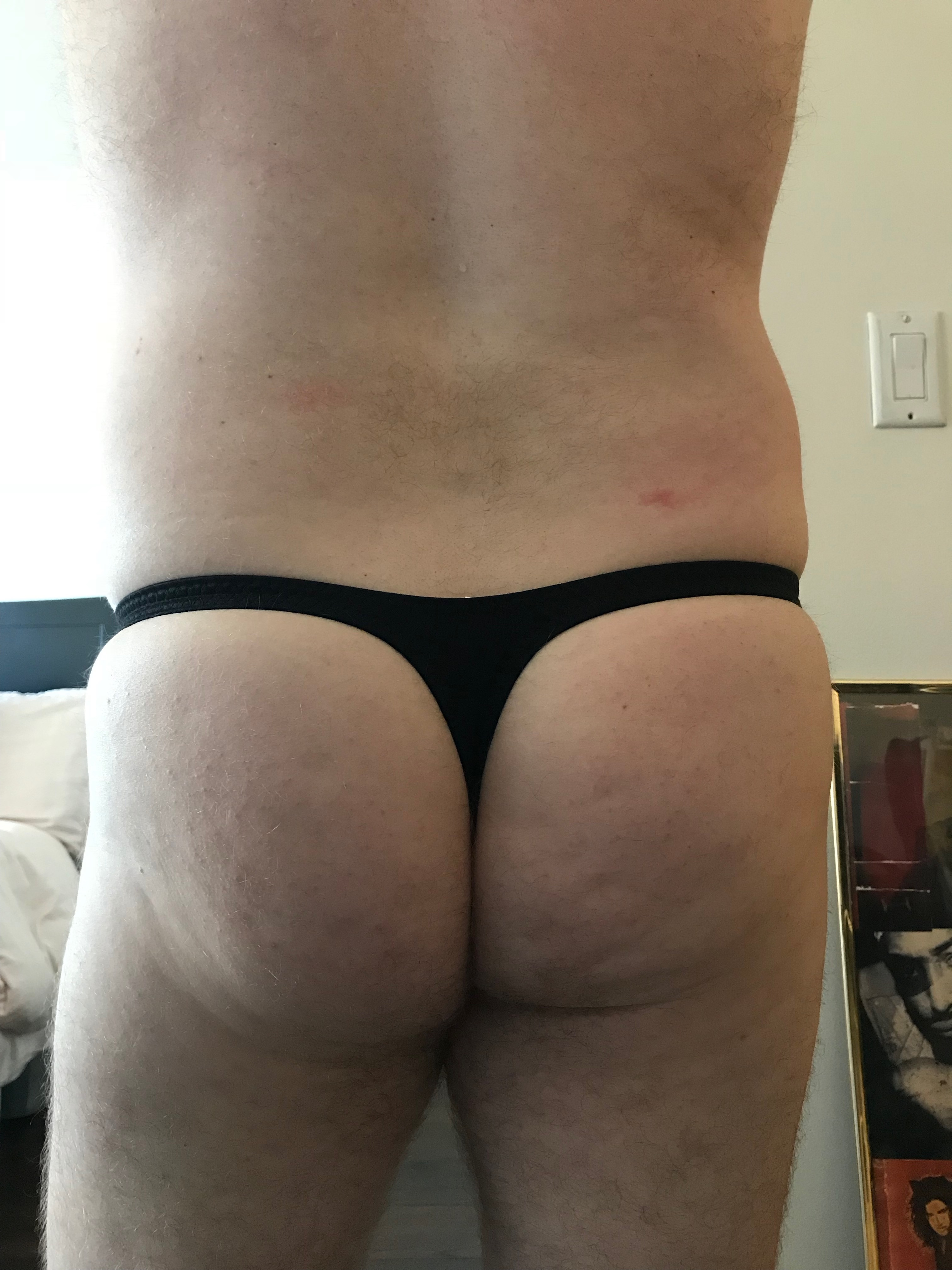 skinzwear thong…in black for a sexy Thursday…