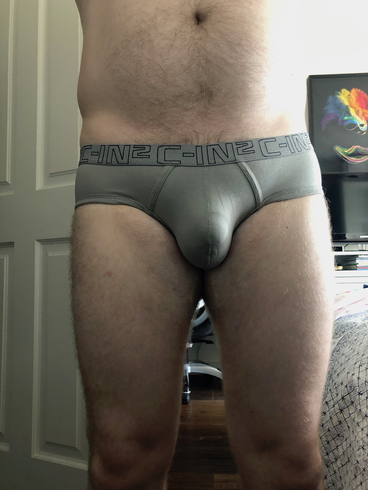 Grey skies led to a subdued underwear pick today…