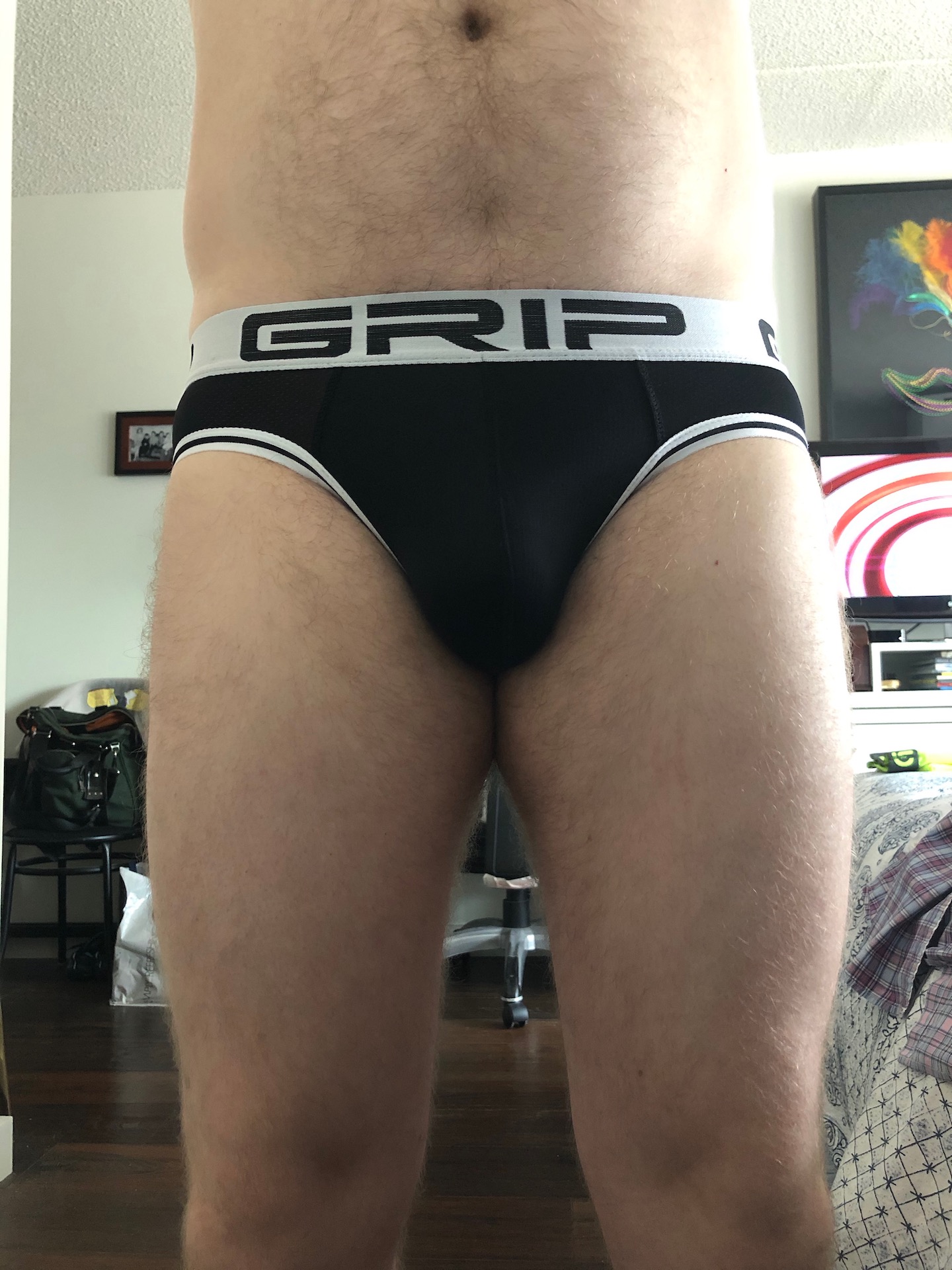 Get a grip…on me or my briefs…